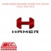 HAMER RATED RECOVERY POINTS FITS TOYOTA HILUX 2015-2018